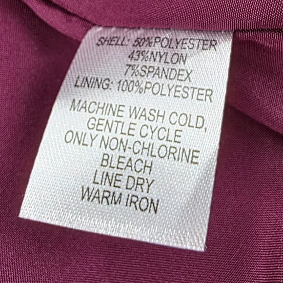 House of Harlow 1960 Shiny Dark Fuchsia Cropped Blazer W/ Cami Womens Medium - Picture 8 of 16